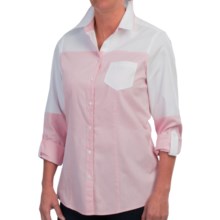 61%OFF レディースカジュアルシャツ フォックスクロフトフィットボタンダウンシャツ - ロングスリーブ（女性用） Foxcroft Fitted Button-Down Shirt - Long Sleeve (For Women)画像